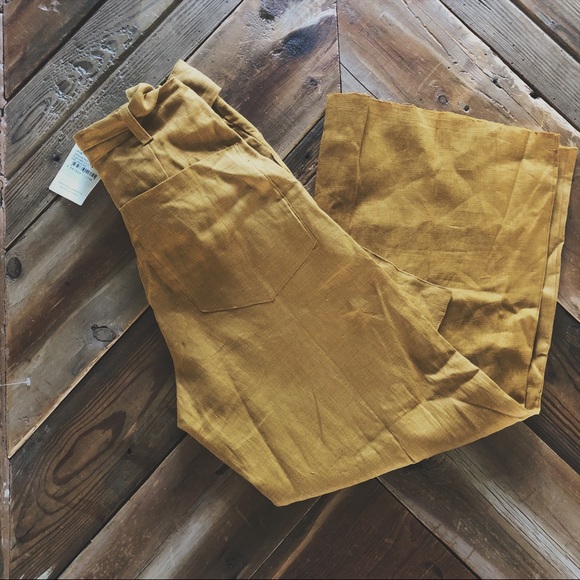 Faithfull the Brand Messina Pants NWT Marigold - Picture 5 of 8
